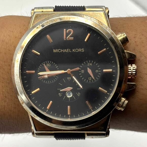 Gold Michael Kors Men's Watch - Picture 1 of 5